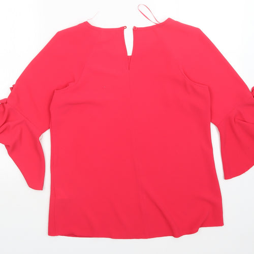 Peacocks Womens Pink   Basic Blouse Size 8