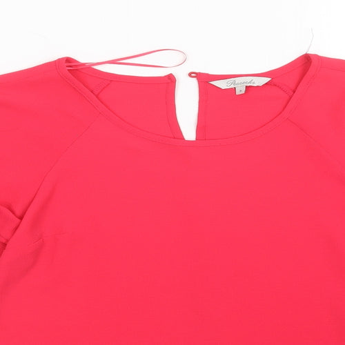 Peacocks Womens Pink   Basic Blouse Size 8
