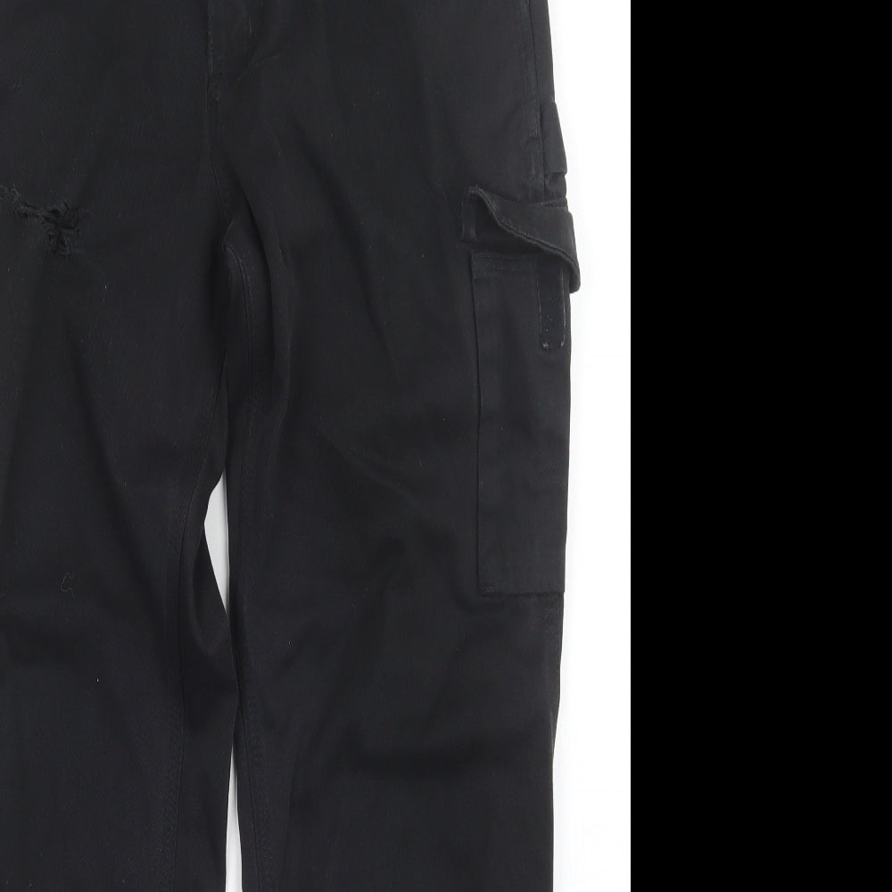 Mascot Mens Black   Cargo Trousers Size 32 L29 in