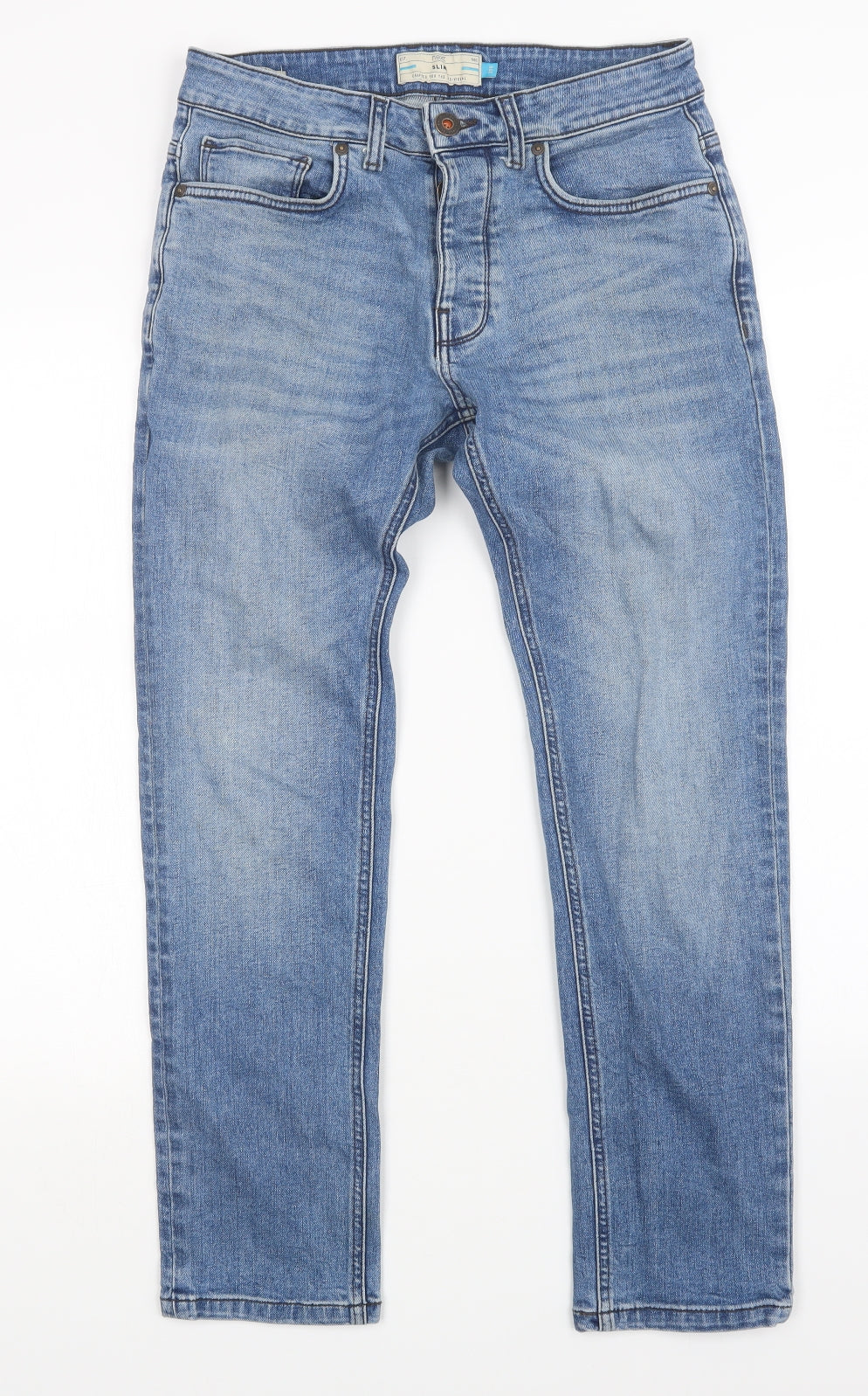 NEXT Mens Blue   Straight Jeans Size 30 L29 in