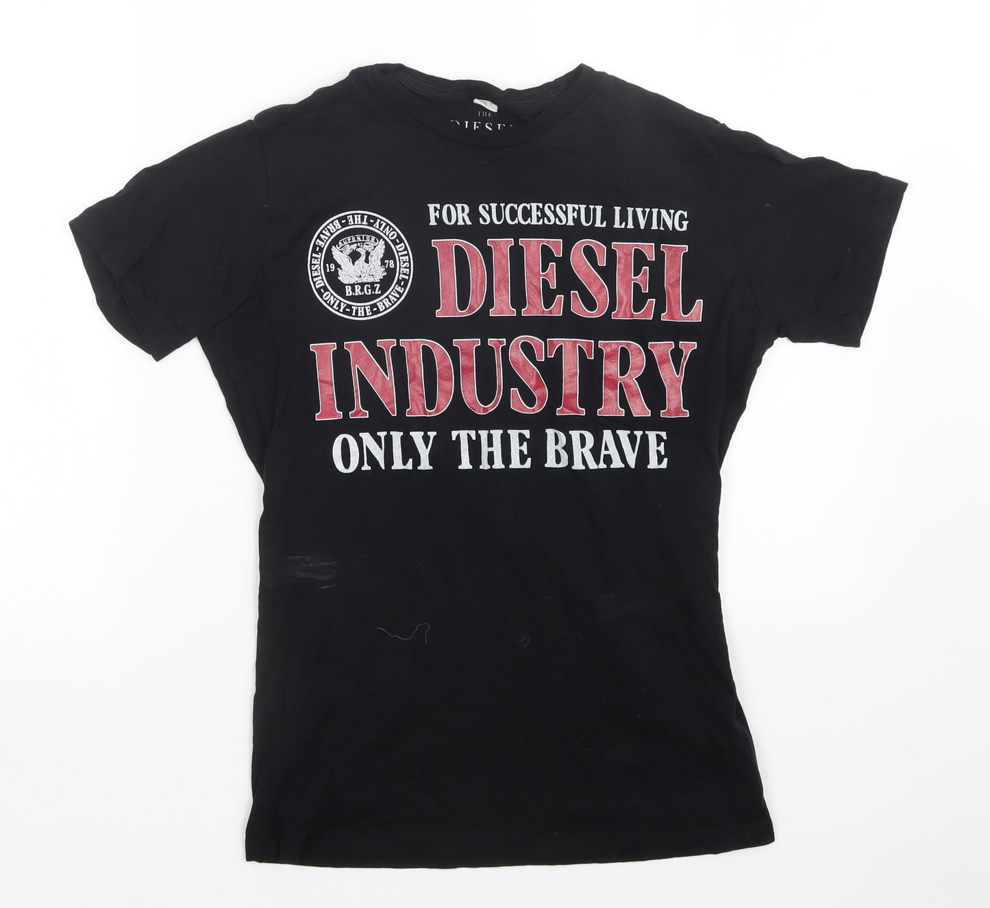 the diesel Mens Black    T-Shirt Size S