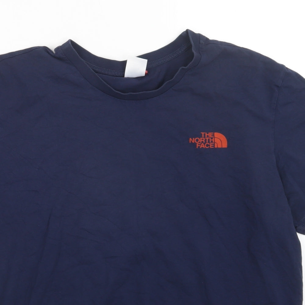 The North Face Mens Blue    T-Shirt Size L
