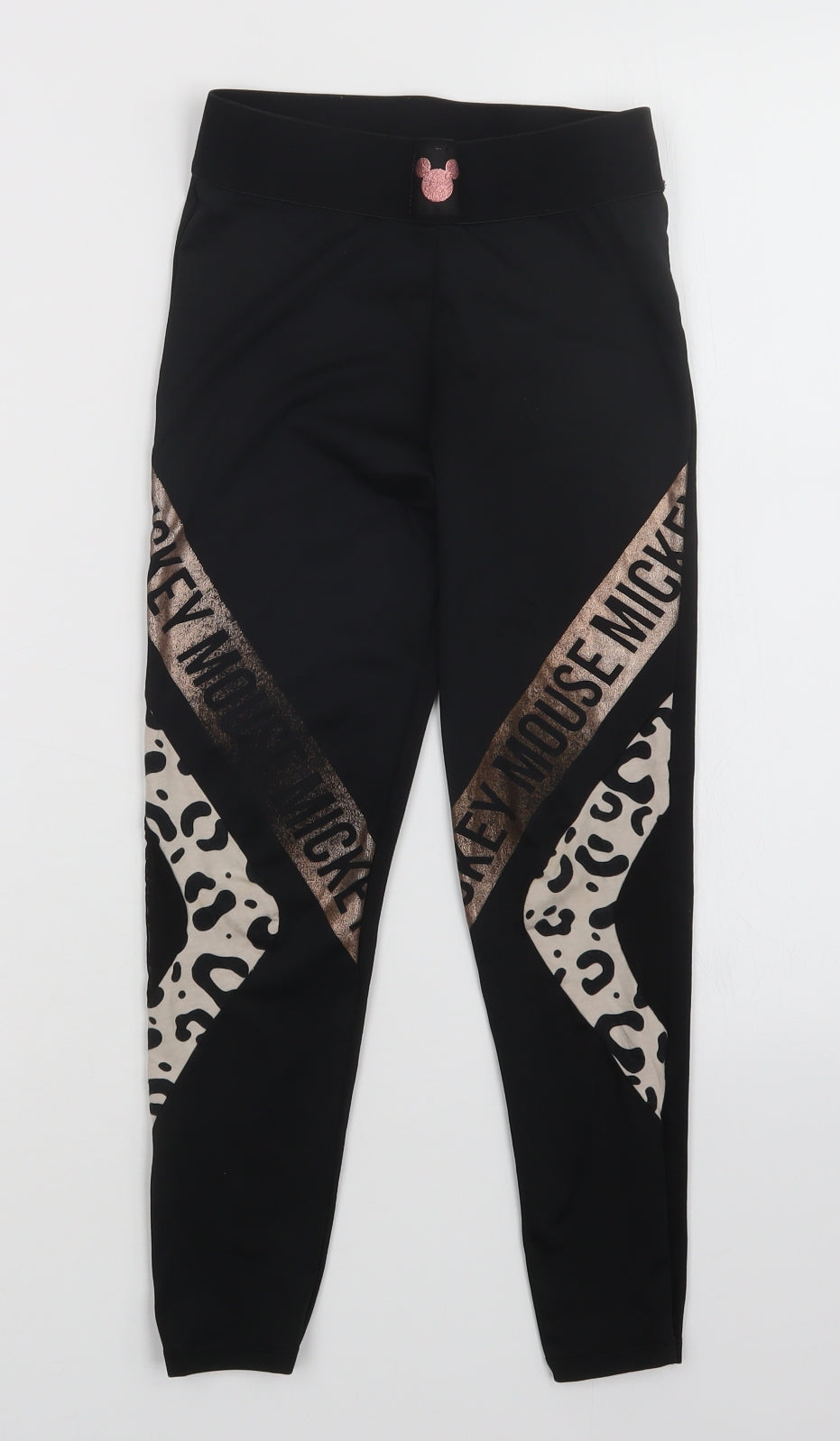 George Girls Black   Jogger Trousers Size 10-11 Years
