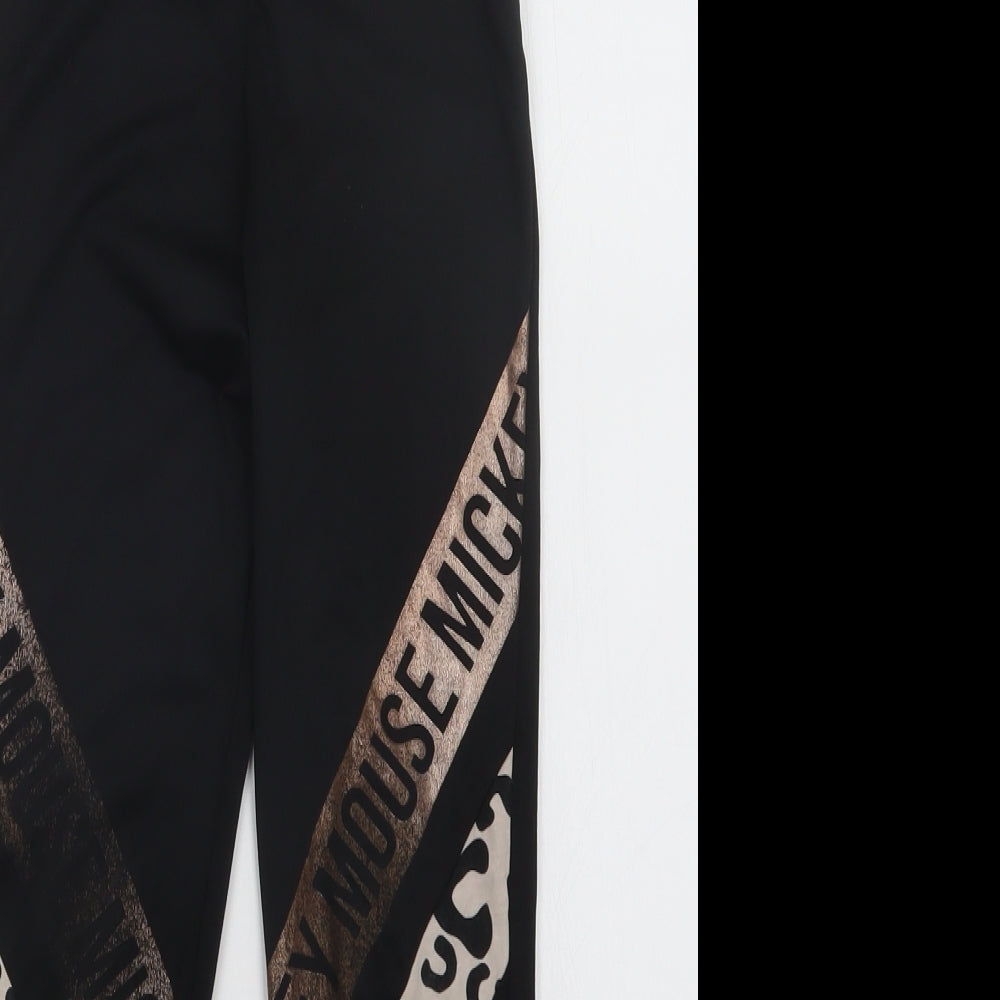 George Girls Black   Jogger Trousers Size 10-11 Years