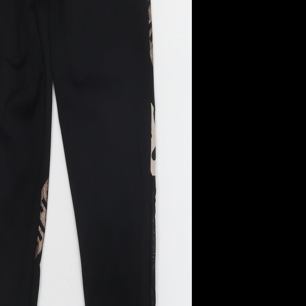 George Girls Black   Jogger Trousers Size 10-11 Years