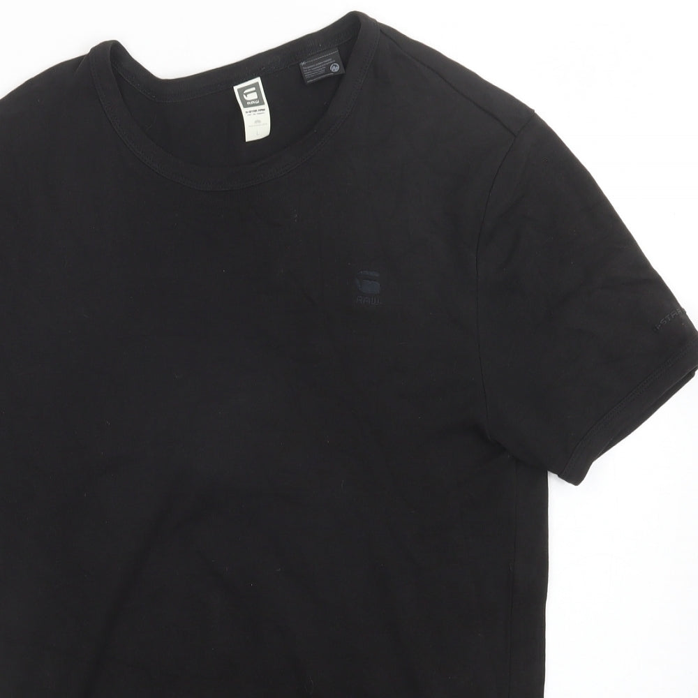 G-Star Mens Black    T-Shirt Size L
