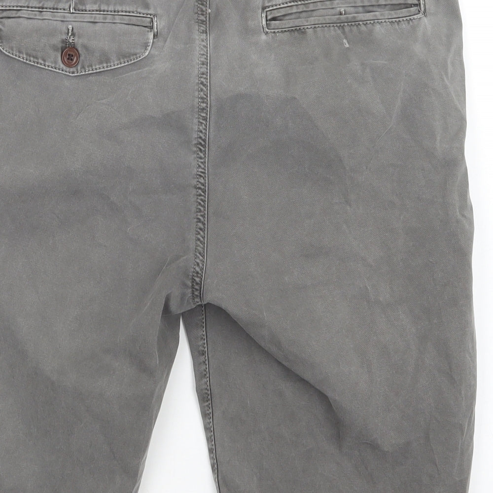River Island Mens Grey   Bermuda Shorts Size 32
