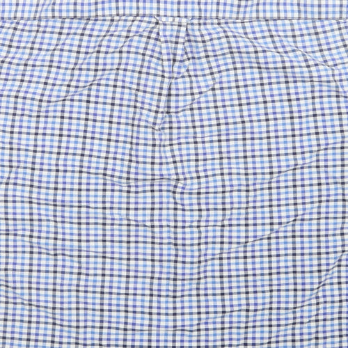 M&S Mens Blue    Button-Up Size L