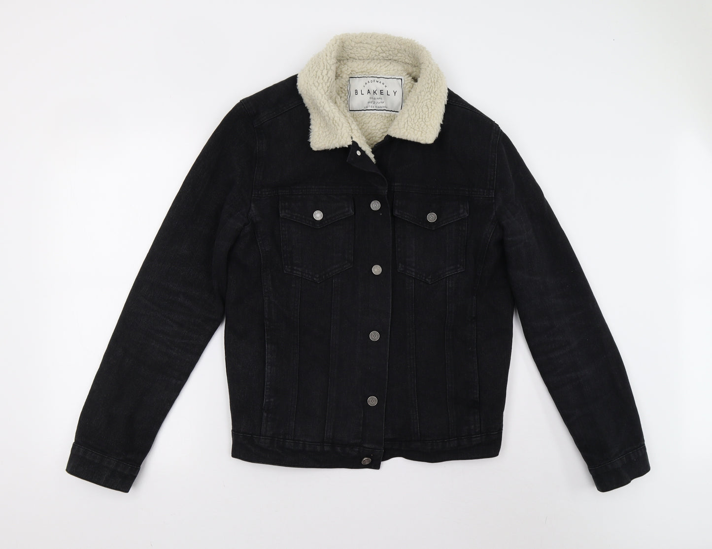 Blakely Mens Black  Denim Jacket  Size M