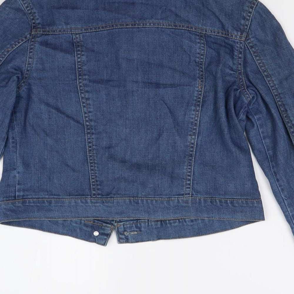 Dorothy Perkins Womens Blue  Denim Jacket  Size 8
