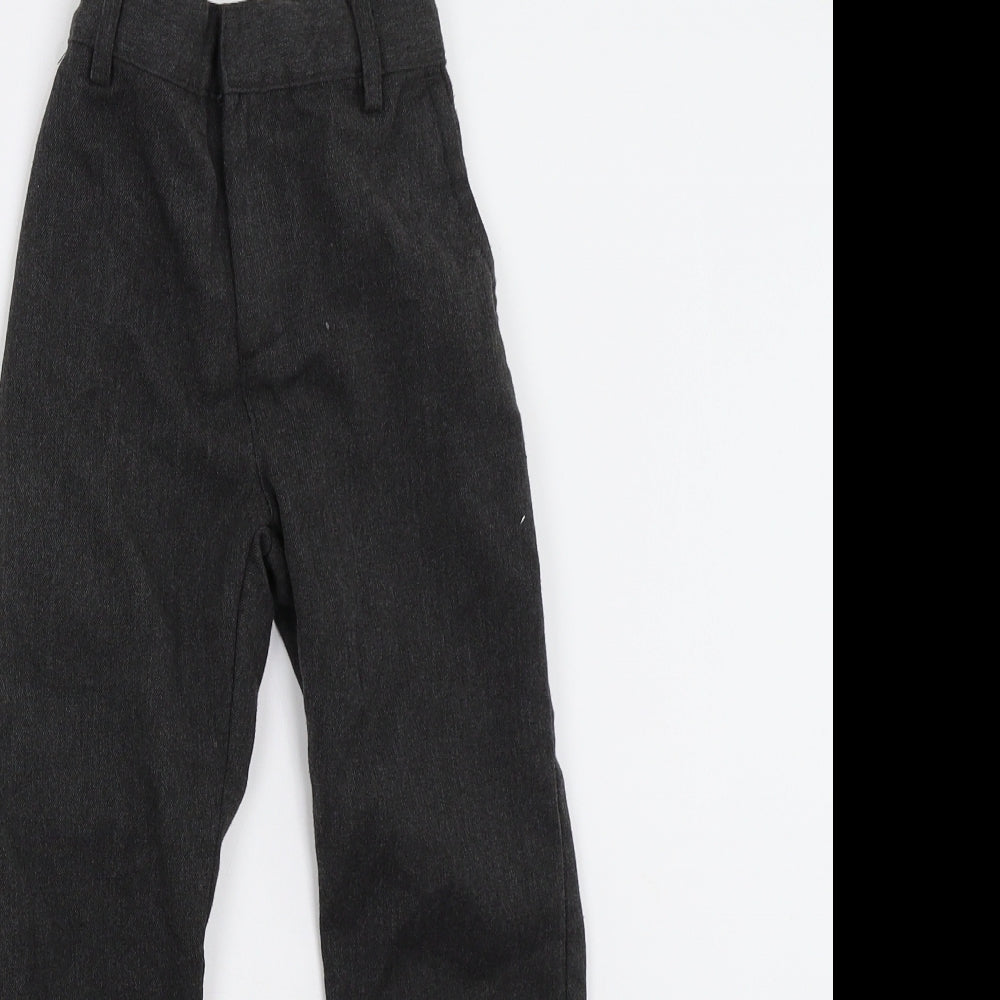 M&Co School Boys Grey   Dress Pants Trousers Size 6-7 Years