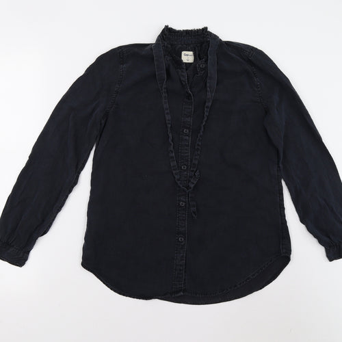 Gap Womens Black   Basic Button-Up Size S