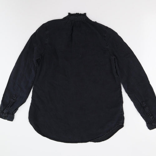 Gap Womens Black   Basic Button-Up Size S