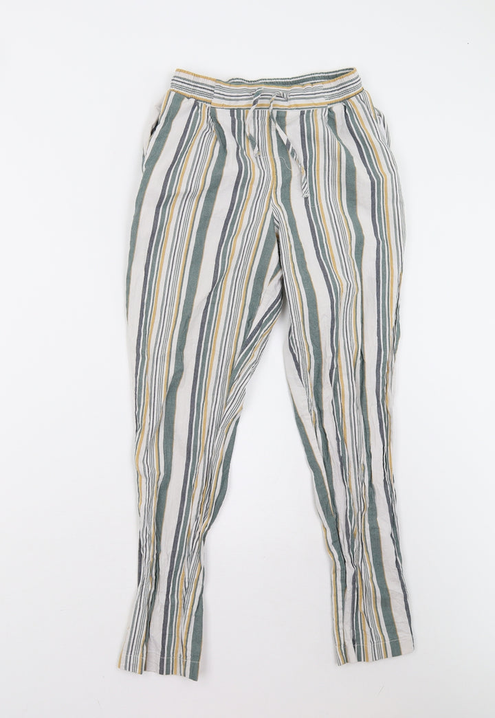 LCW Womens Multicoloured Striped  Trousers  Size 6 L26 in