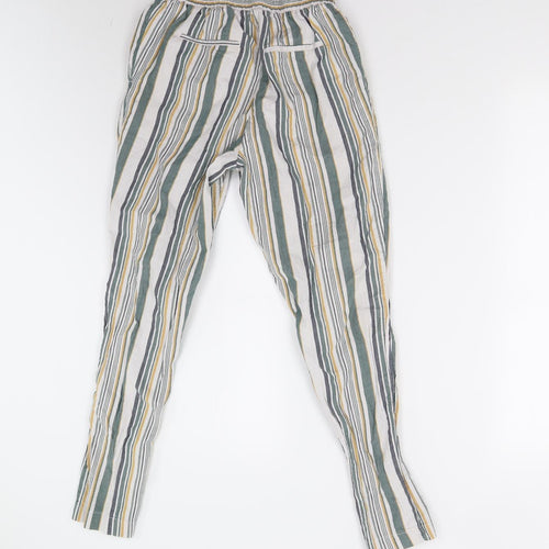 LCW Womens Multicoloured Striped  Trousers  Size 6 L26 in