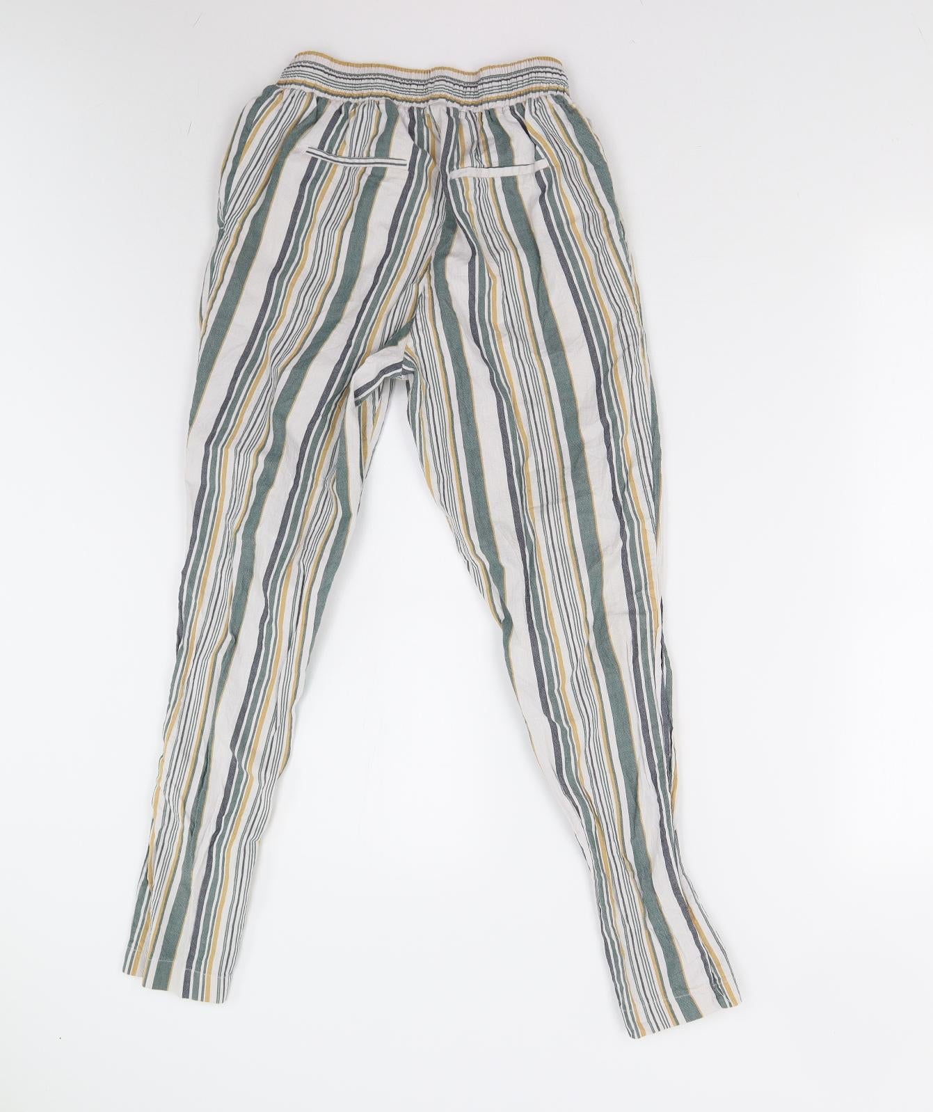 LCW Womens Multicoloured Striped  Trousers  Size 6 L26 in