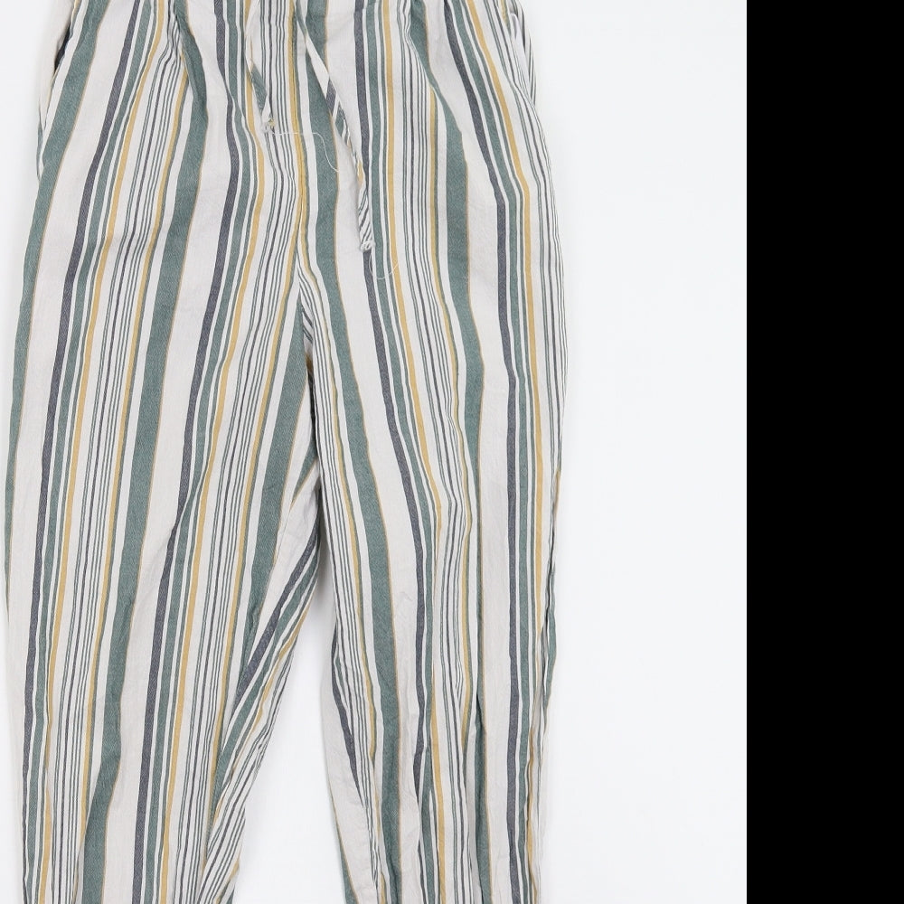LCW Womens Multicoloured Striped  Trousers  Size 6 L26 in