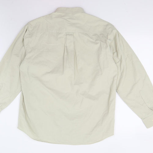 BHS Mens Beige    Button-Up Size L