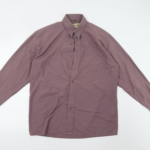 Martino Mens Purple    Button-Up Size 40