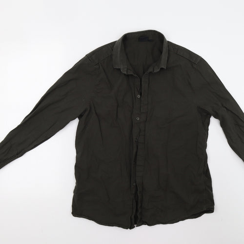 ASOS Mens Green    Button-Up Size L