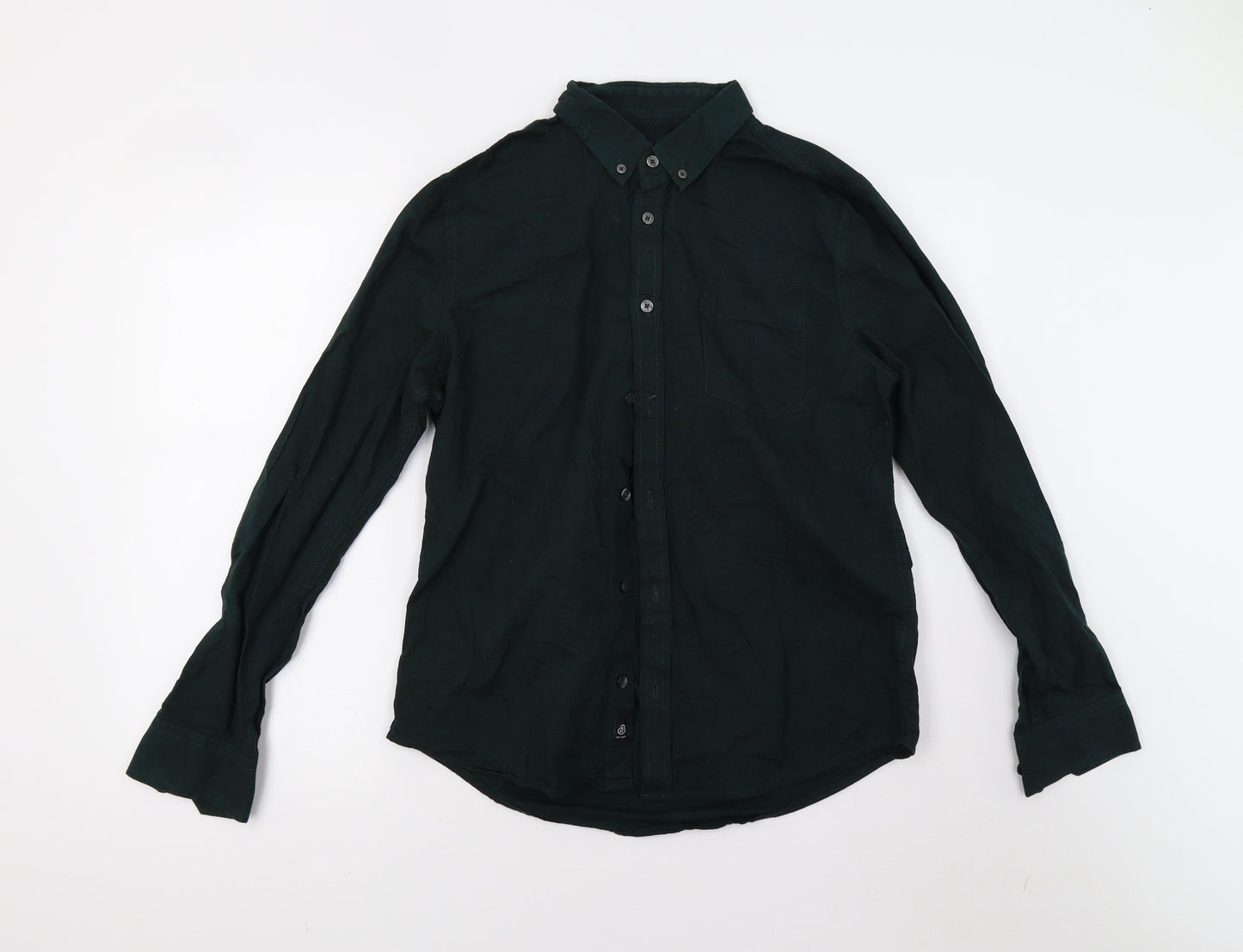 Burton Mens Green    Button-Up Size M