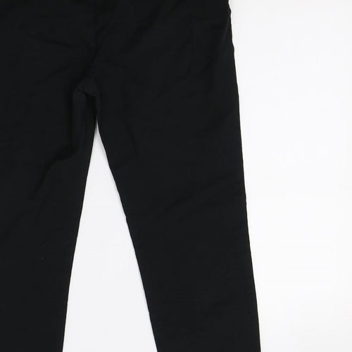 M&S Womens Black   Trousers  Size 12 L24 in