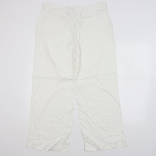 Atmosphere Womens White   Trousers  Size 12 L29 in