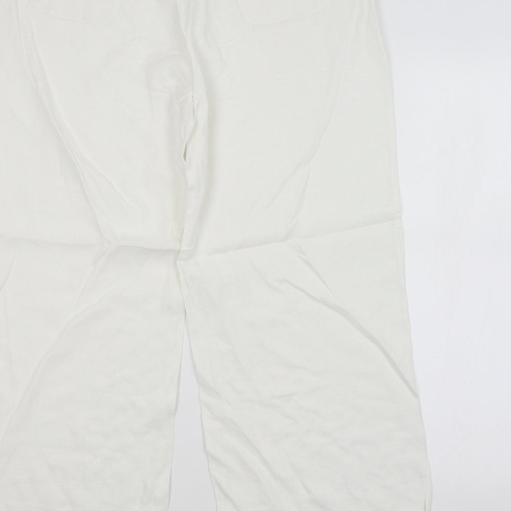 Atmosphere Womens White   Trousers  Size 12 L29 in