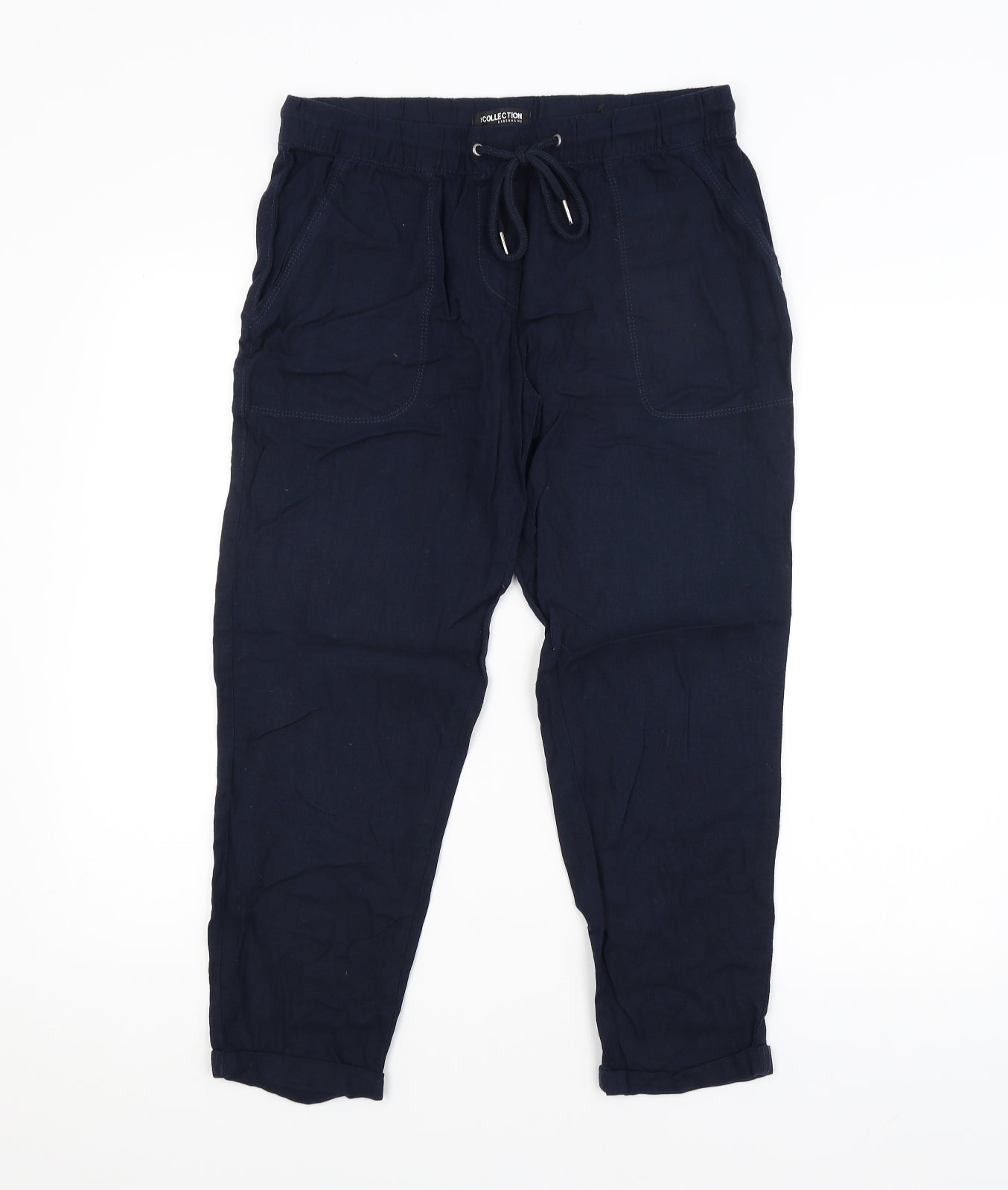 Debenhams Womens Blue   Trousers  Size 10 L23 in