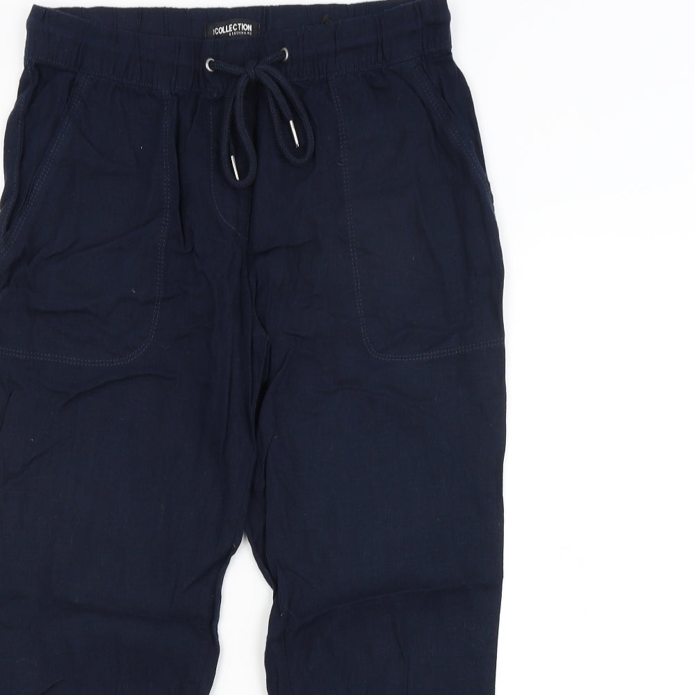 Debenhams Womens Blue   Trousers  Size 10 L23 in