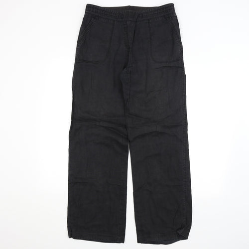 M&S Womens Black   Straight Jeans Size 12 L29 in