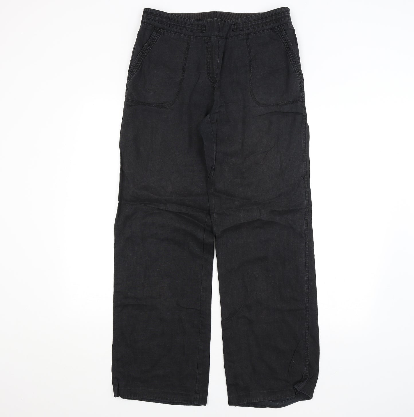 M&S Womens Black   Straight Jeans Size 12 L29 in