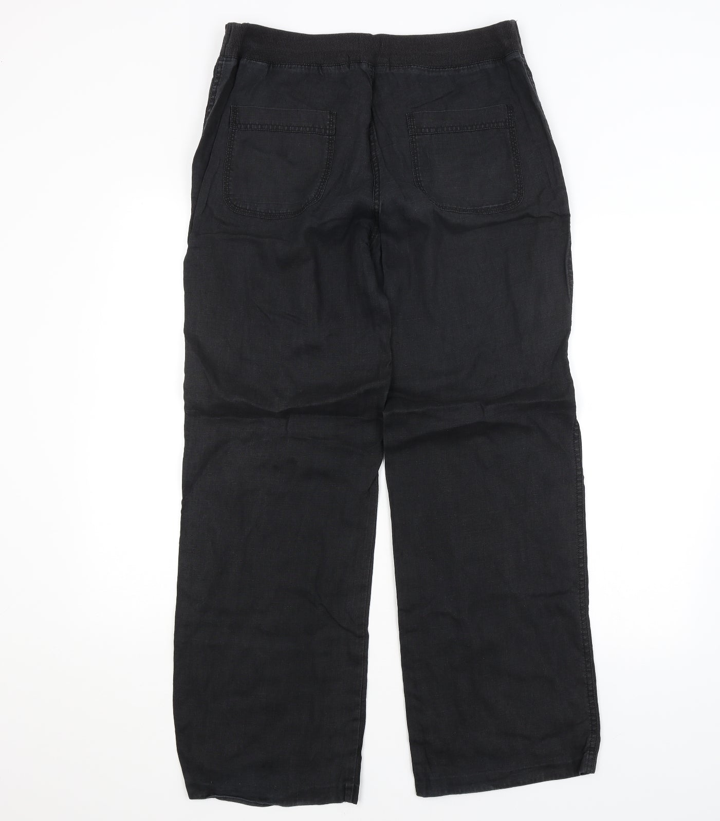 M&S Womens Black   Straight Jeans Size 12 L29 in
