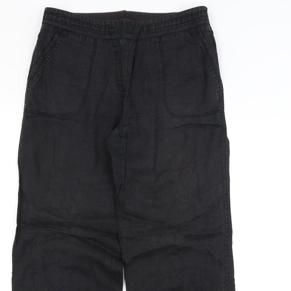 M&S Womens Black   Straight Jeans Size 12 L29 in