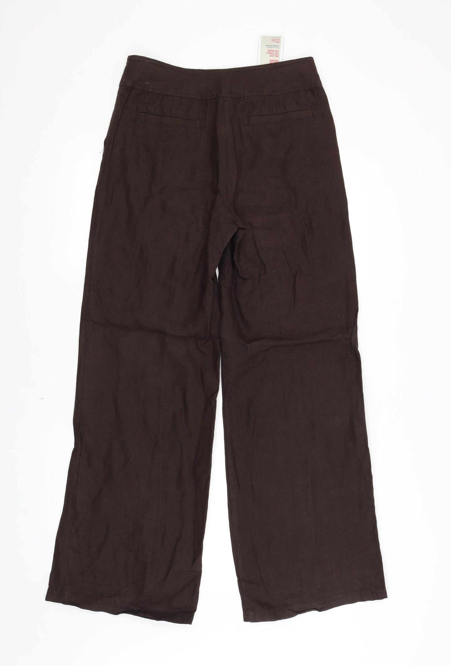 Laura Ashley Womens Brown   Trousers  Size 8 L30 in