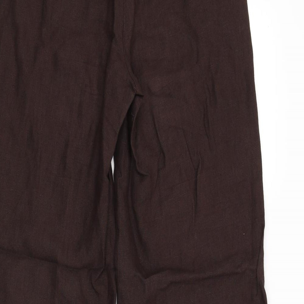 Laura Ashley Womens Brown   Trousers  Size 8 L30 in