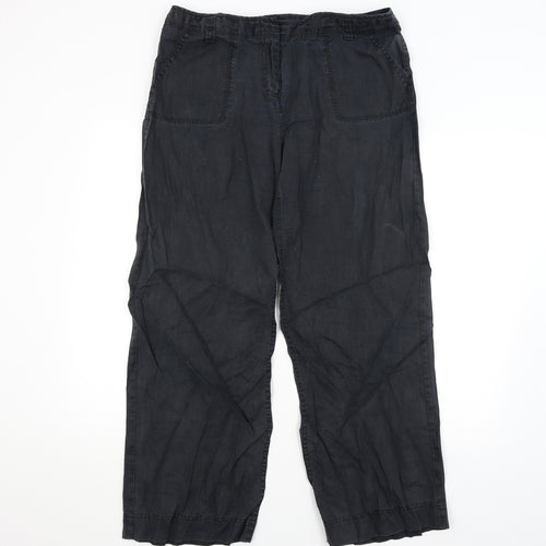E-vie Womens Black   Trousers  Size 16 L27 in