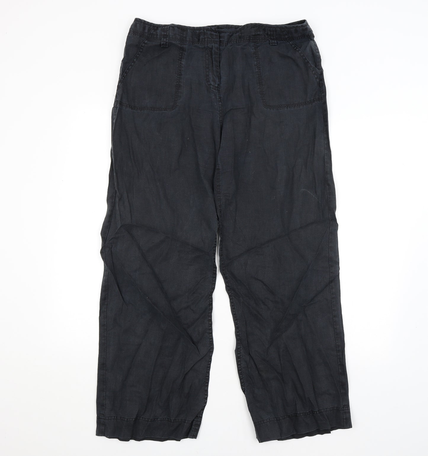 E-vie Womens Black   Trousers  Size 16 L27 in