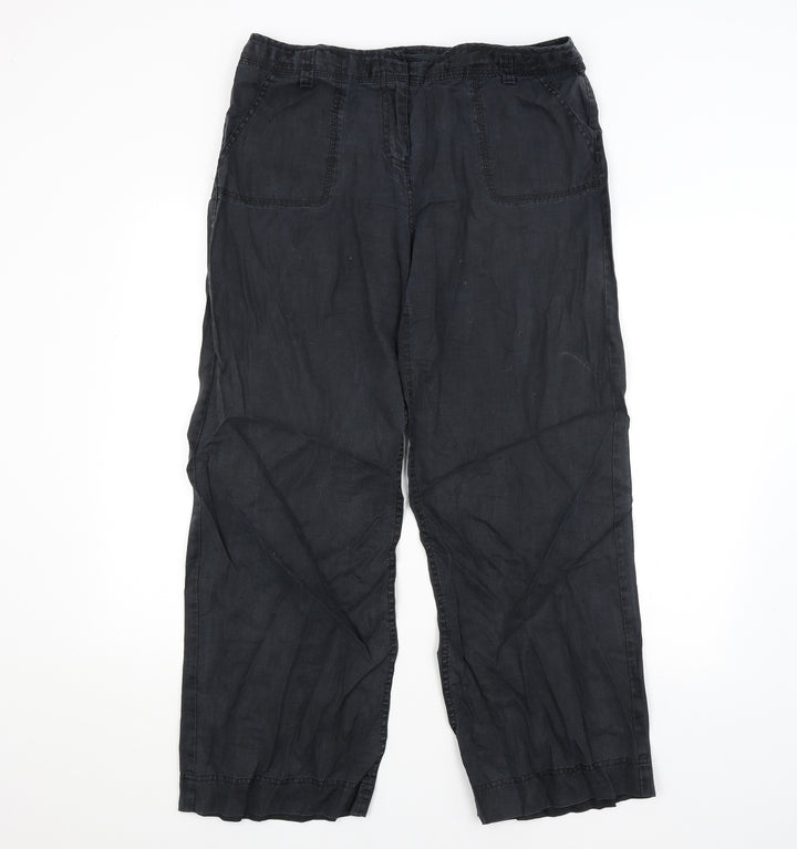 E-vie Womens Black   Trousers  Size 16 L27 in
