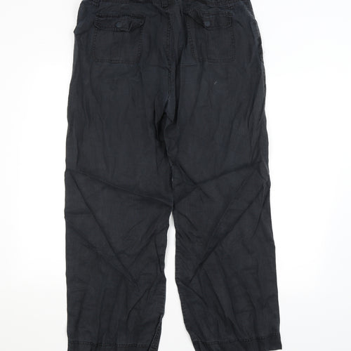 E-vie Womens Black   Trousers  Size 16 L27 in
