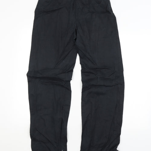 Sisley Womens Black   Trousers  Size 14 L30 in