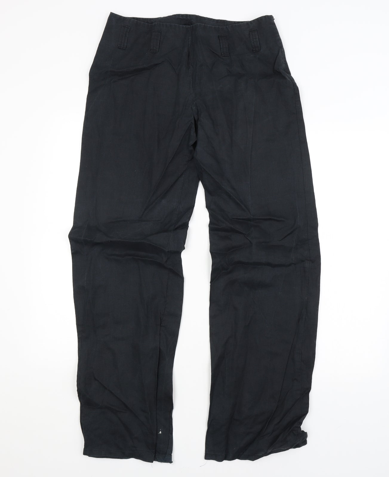 Sisley Womens Black   Trousers  Size 14 L30 in