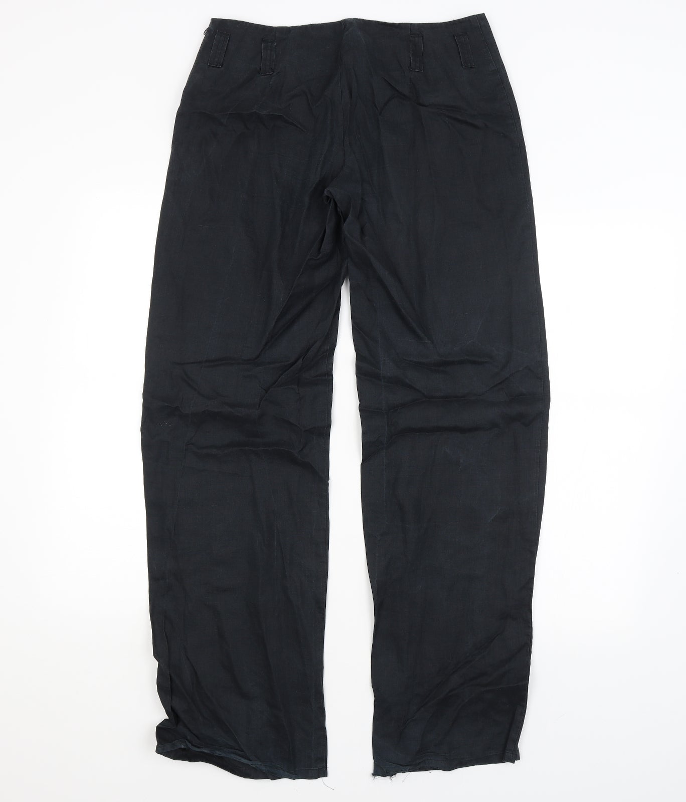 Sisley Womens Black   Trousers  Size 14 L30 in