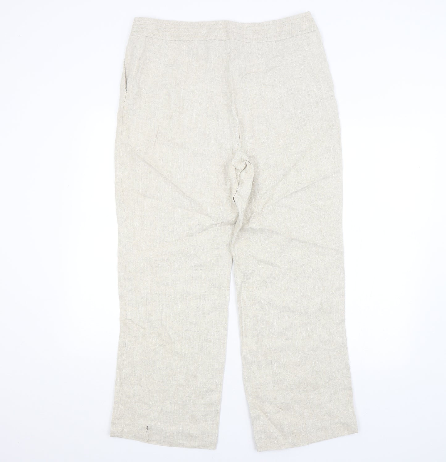 CC Womens Beige   Trousers  Size 14 L27 in
