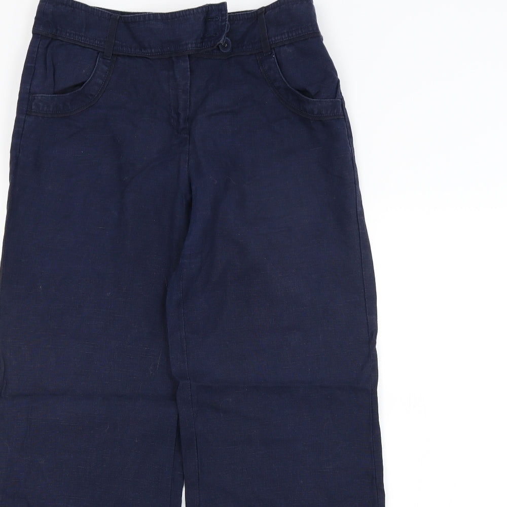 Monsoon Womens Blue   Trousers  Size 12 L28 in