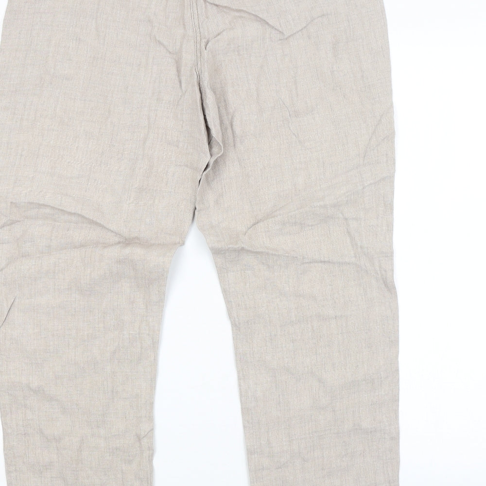 George Womens White   Trousers  Size 16 L29 in