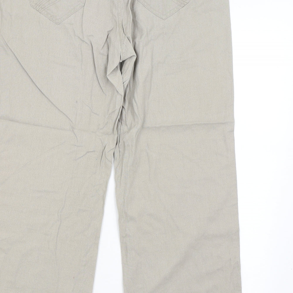 George Womens Beige   Trousers  Size 16 L26 in