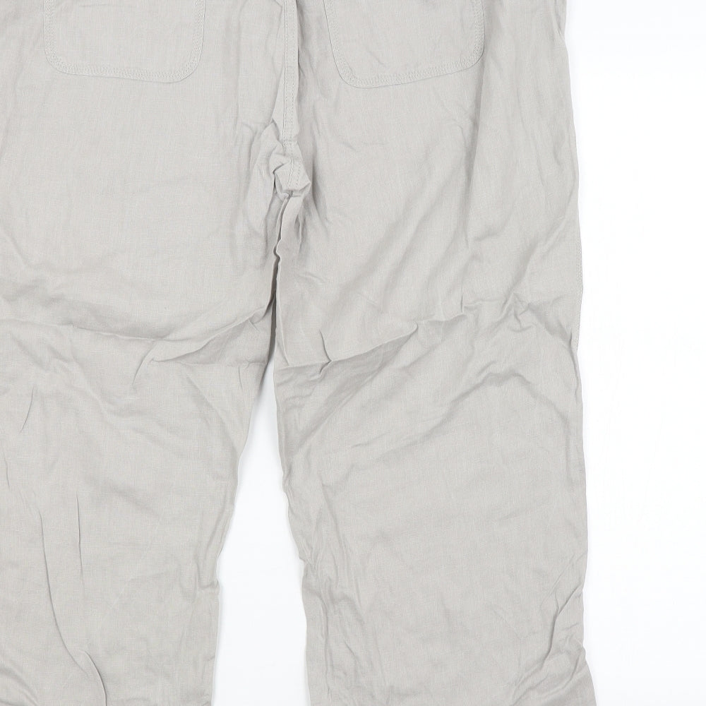 M&S Womens Grey   Trousers  Size 20 L25 in
