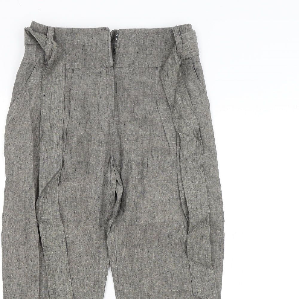M&S Womens Grey   Trousers  Size 8 L24 in