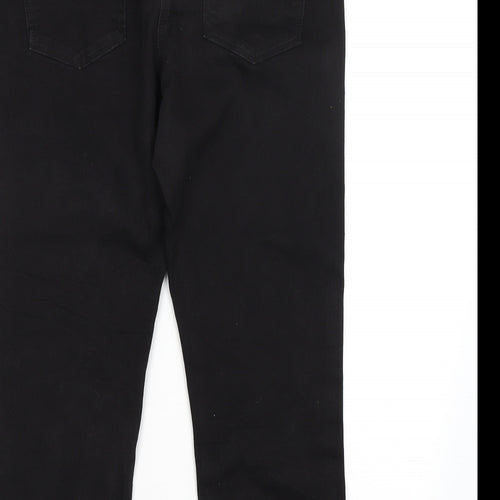 M&CO. Womens Black   Straight Jeans Size 16 L26 in